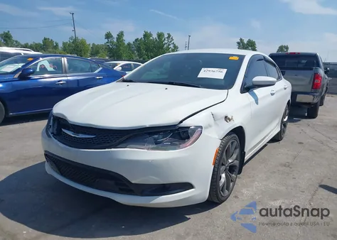 2015 Chrysler 200 S from USA, damaged, VIN 1C3CCCBG2FN572834